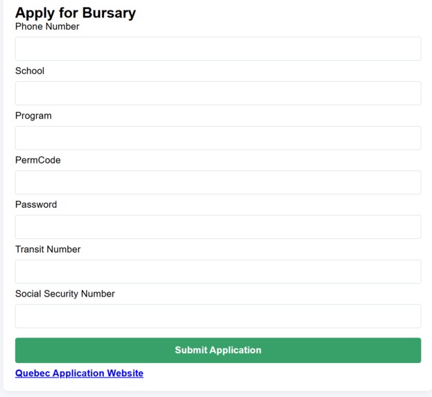 Bursary HACK – screenshot 6