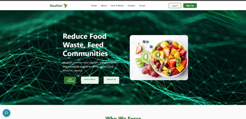 MealNet – screenshot 1