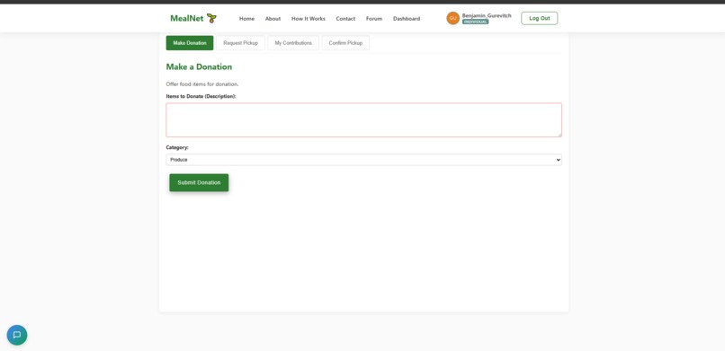 MealNet – screenshot 3
