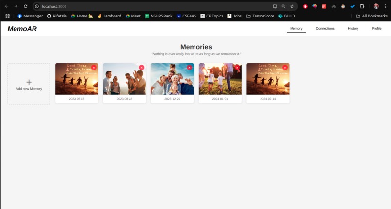 MemoAR – screenshot 3