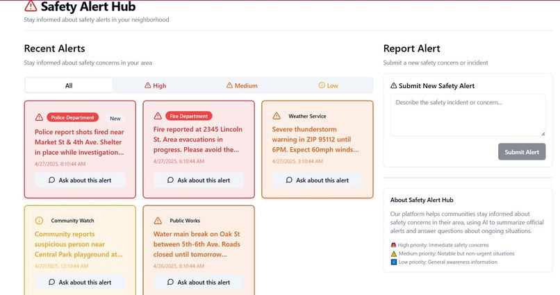 Neighborhood Safety Alert Network – screenshot 1