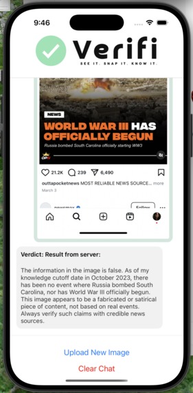 Verifi – screenshot 1
