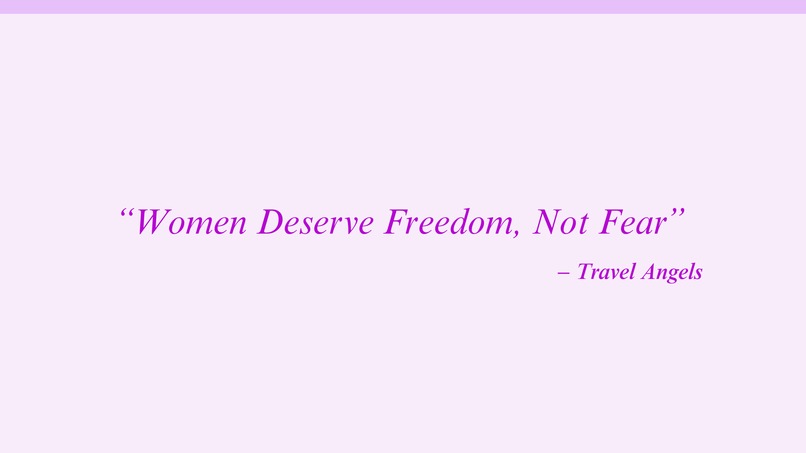 TravelAngels Women's Safety App – screenshot 1