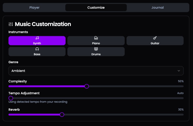 Moodify – screenshot 2