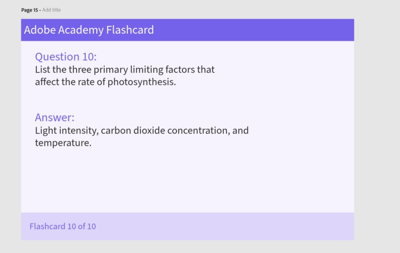 Adobe Academy – screenshot 3