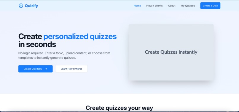 Quizify – screenshot 1