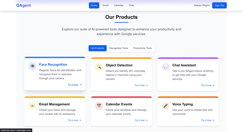 GAgent – screenshot 2