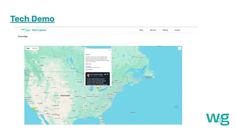 watch.global: Real-time Crisis Mapping Powered by the People – screenshot 5