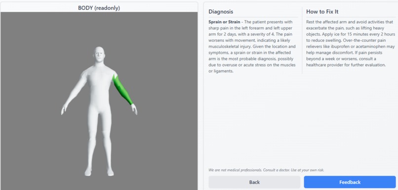 Health Diagnoser – screenshot 4