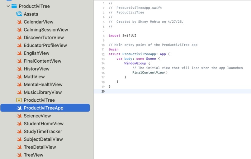 ProductiviTree – screenshot 1