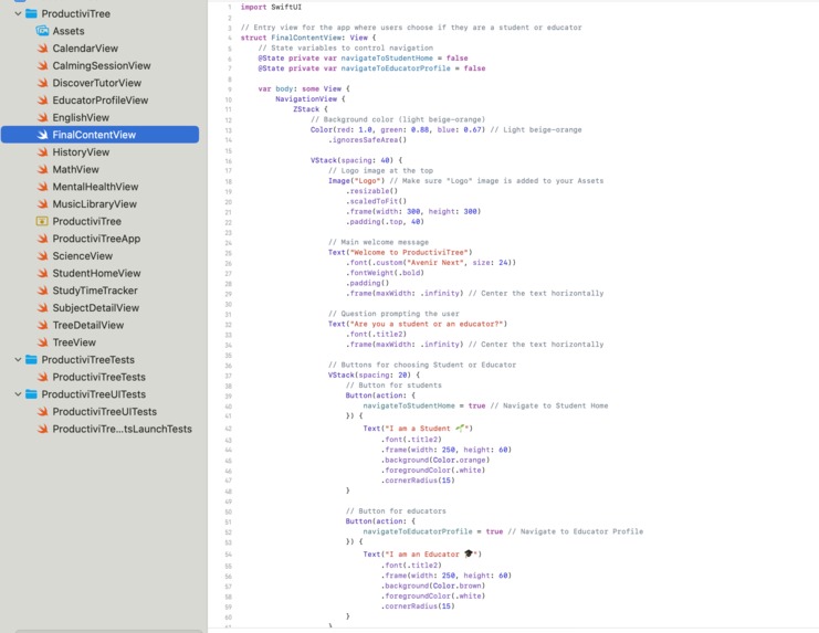 ProductiviTree – screenshot 3
