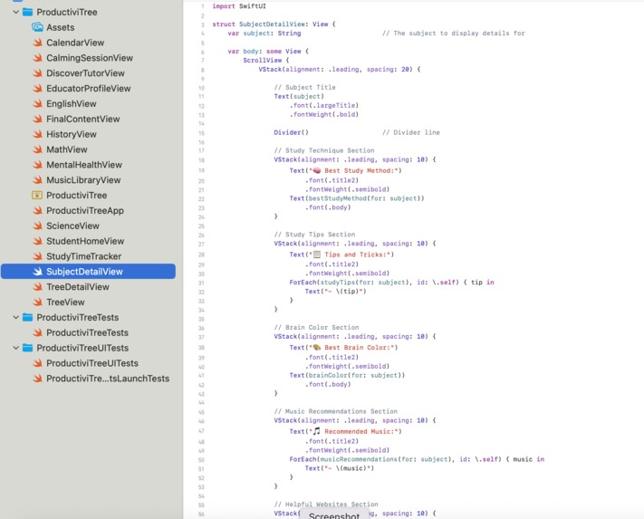 ProductiviTree – screenshot 5