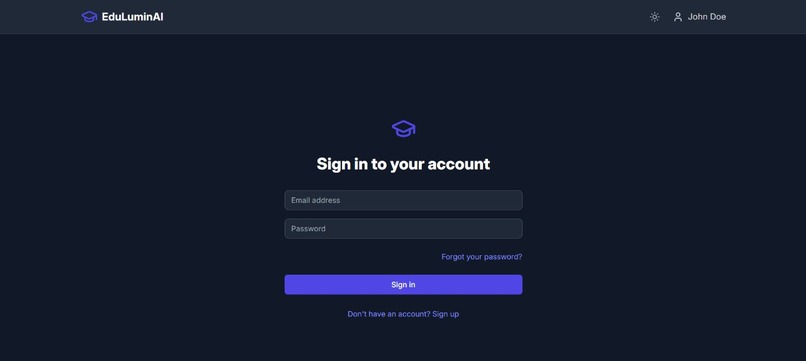 EduLuminAI – screenshot 1