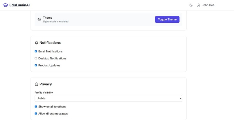 EduLuminAI – screenshot 10