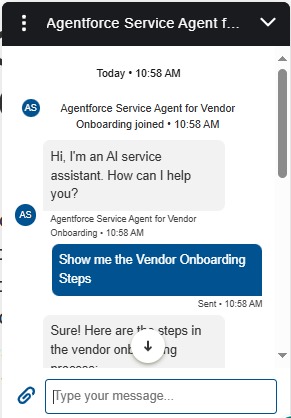 Vendor Onboarding Agent – screenshot 3
