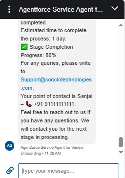 Vendor Onboarding Agent – screenshot 4