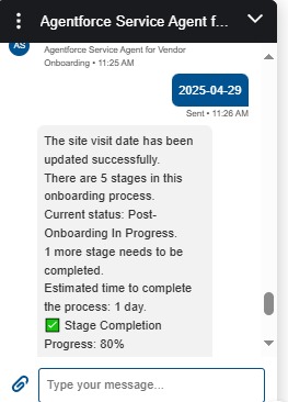 Vendor Onboarding Agent – screenshot 5