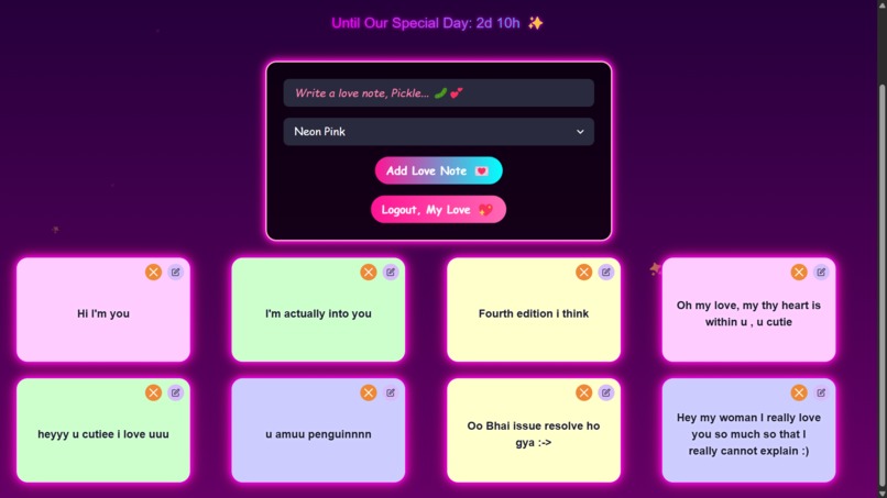 LoveNote – screenshot 3