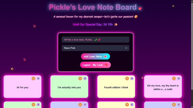 LoveNote – screenshot 2