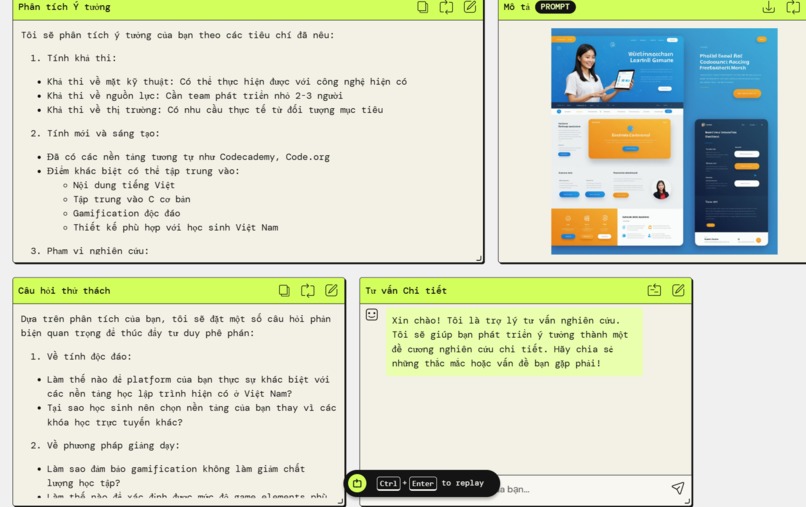 Research Idea Development Assistant – screenshot 3