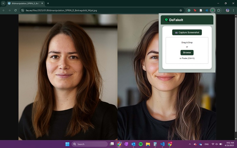 DeFakeIt – screenshot 1