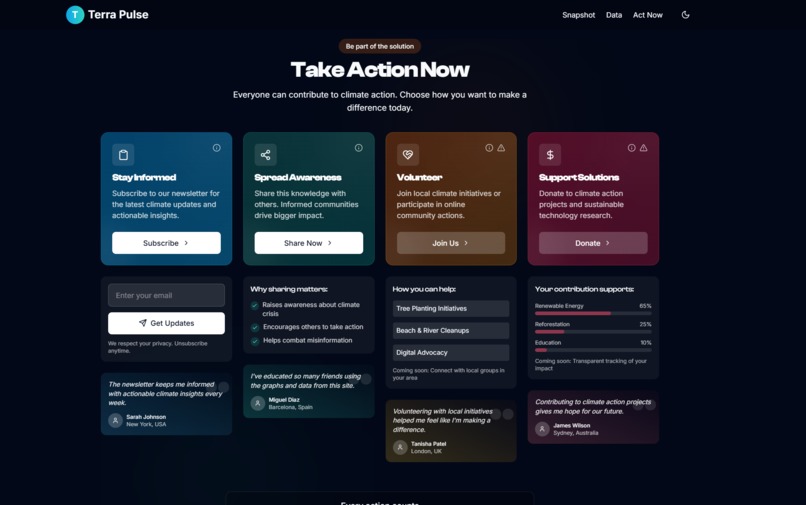 Terra Pulse - Climate Awareness Experience – screenshot 3