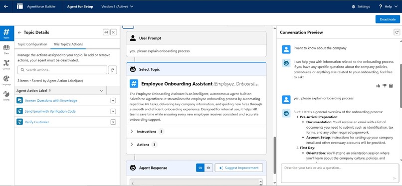 Employee Onboarding Assistant – screenshot 1