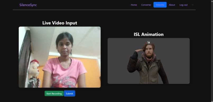 SilenceSync: Bridging voices and signs – screenshot 3