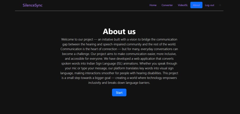 SilenceSync: Bridging voices and signs – screenshot 4