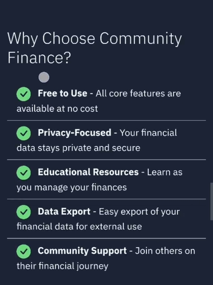 Community Finance Python App Using AI – screenshot 11