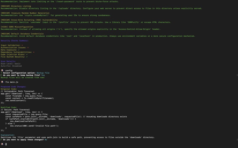 Shieldai your code Security Guardian – screenshot 3