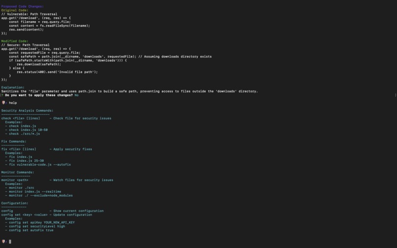 Shieldai your code Security Guardian – screenshot 4