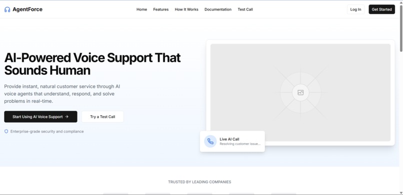 AgentForce With Ai Call  Customer Support – screenshot 1