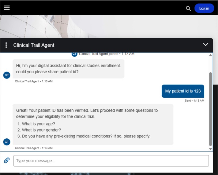 CLINICAL TRIAL RECRUITMENT – screenshot 1