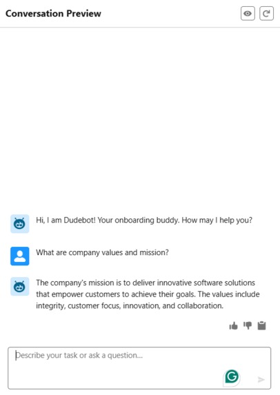 Dudebot - Your onboarding buddy – screenshot 2