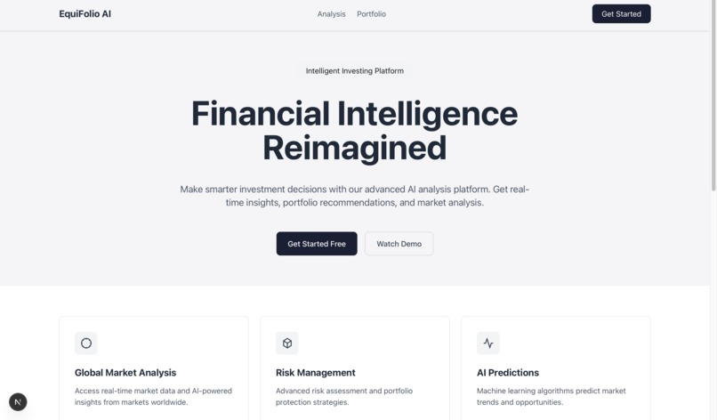 equifolio.ai – screenshot 1