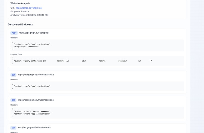 APInspect – screenshot 2