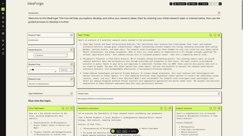 IdeaForge – screenshot 1