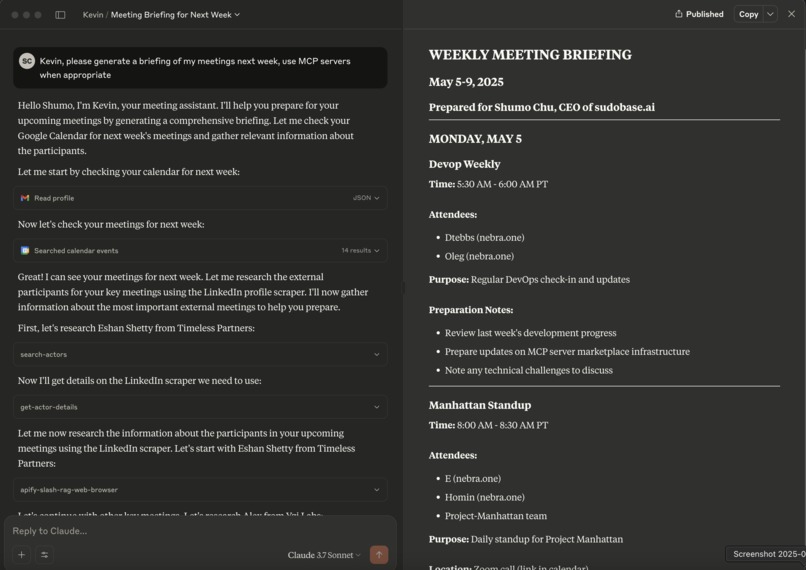 Sudobase Kevin: your professional meeting assistant – screenshot 1