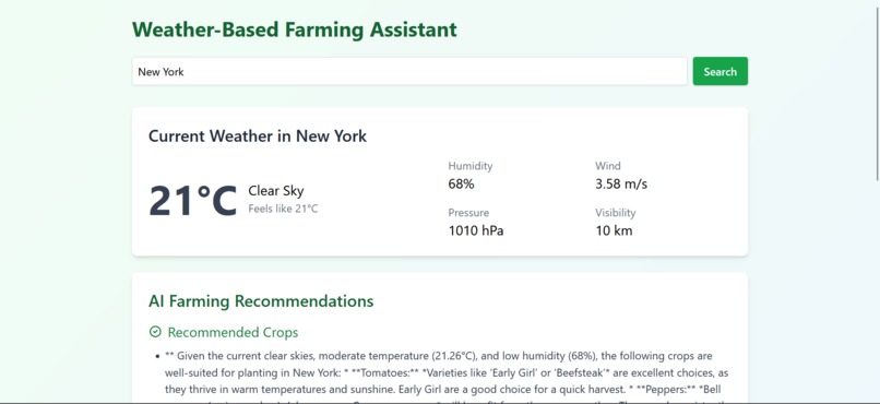 weather based farming assistence – screenshot 1