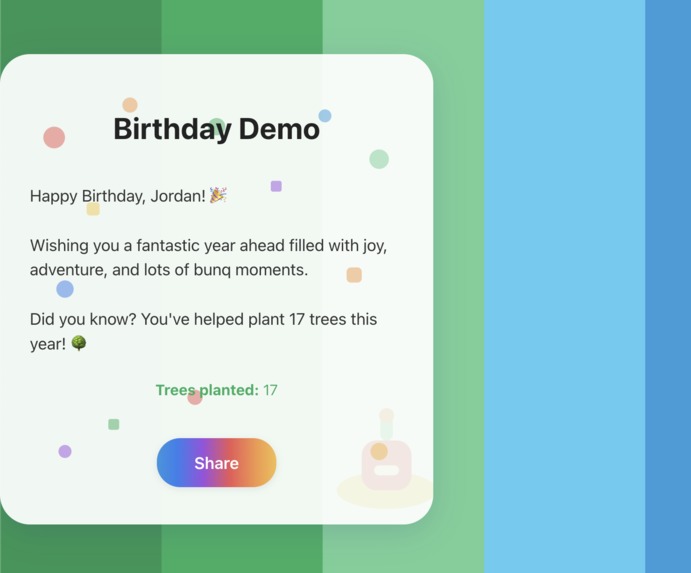 bunq Shareable Moments – screenshot 2