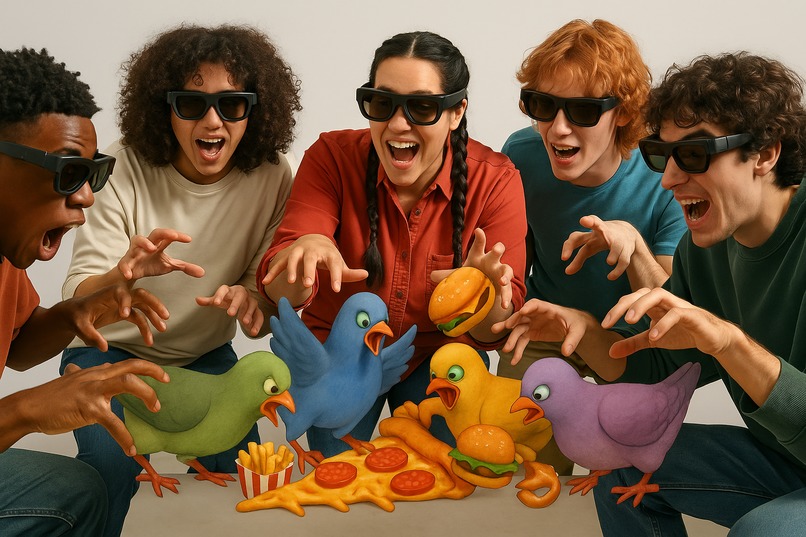 Peckin' Pigeons – screenshot 2