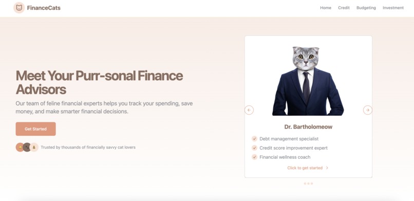 FinanceCats – screenshot 1
