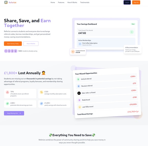 Referlut – screenshot 1