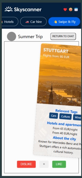 Skyscanner - Swipe & Fly – screenshot 7