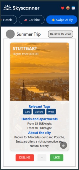 Skyscanner - Swipe & Fly – screenshot 8