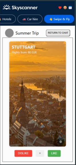 Skyscanner - Swipe & Fly – screenshot 9