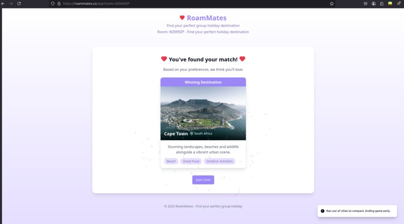 RoamMates – screenshot 1
