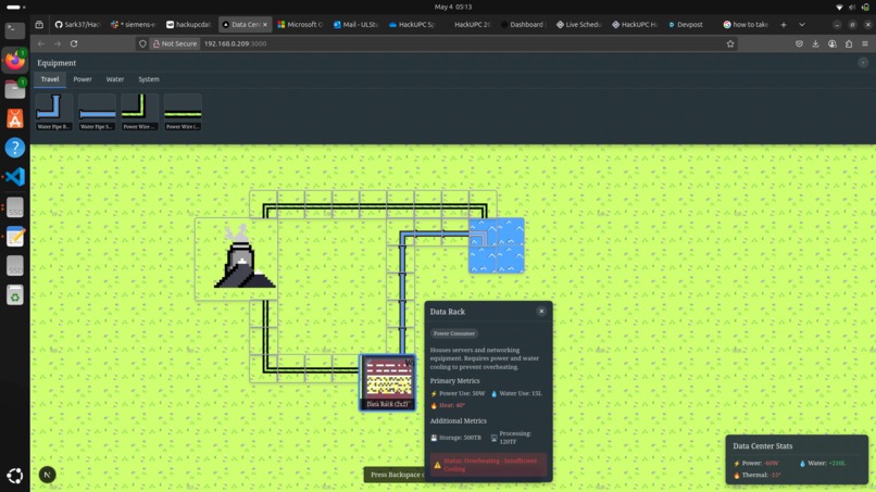 Data Centre Sandbox – screenshot 1