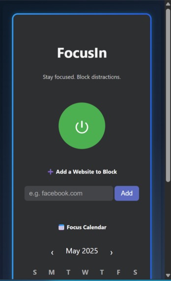 FocusIn – screenshot 2
